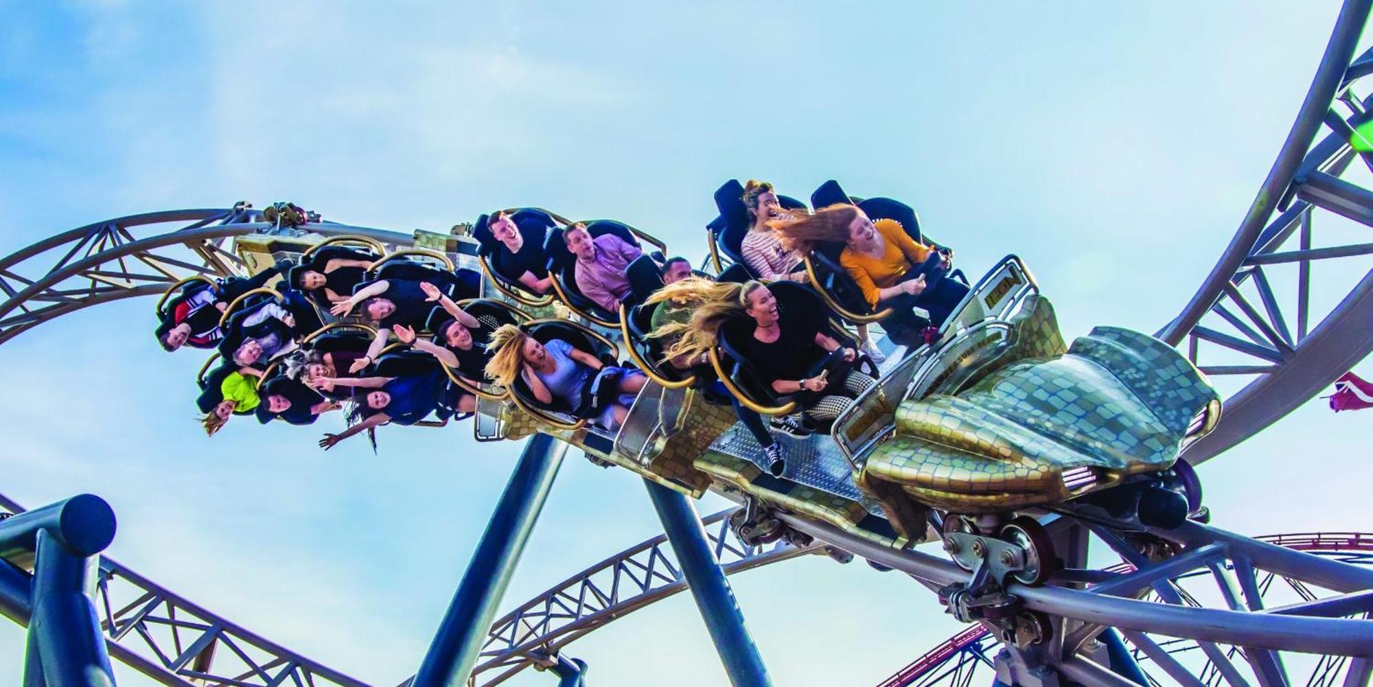 Boulevard Hotel Blackpool Luaran gambar The train on the first drop